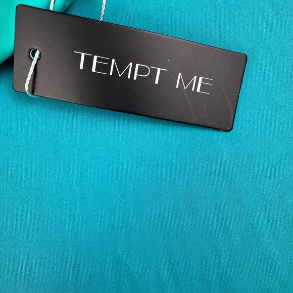 Tempt Me Women’s Tankini Swimsuit Set with Shorts Adjustable Straps NWT Size L - Picture 5 of 10